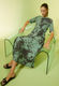 Armedangels Jersey dress slim fit - Zuraa Blommaa  - green (2781)