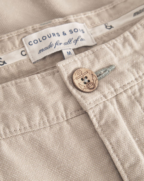 Colours & Sons Shorts Dobby - beige (710)