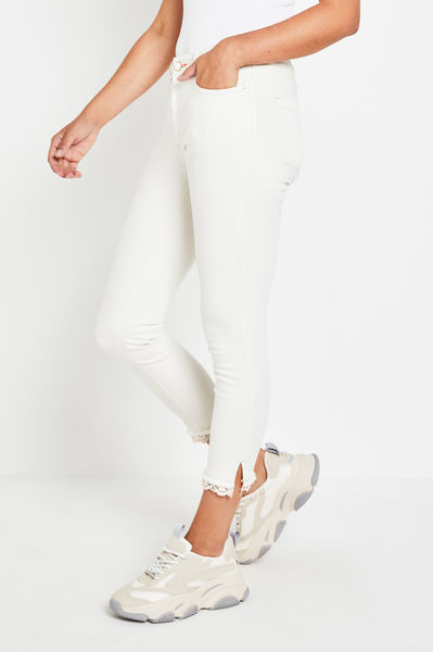 Para Mi Jeans - Capri Lace - weiß/beige (3)