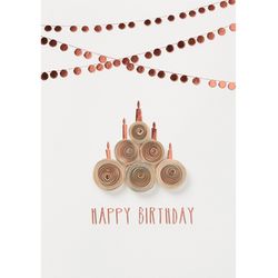 Räder Karte - Happy Birthday - braun/beige (0)