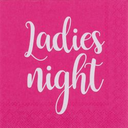 Räder Serviette de cocktail - Ladies night - rose (0)