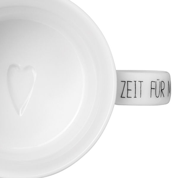 Räder Espresso cup "Zeit für mich" (Ø6x5,5cm) - white (NC)
