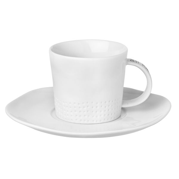 Räder Tasse espresso "Zeit für mich" (Ø6x5,5cm) - blanc (NC)