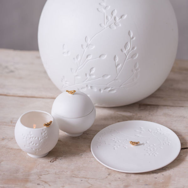 Räder Porcelain box - gold/white (NC)