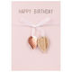 Räder Greeting card Happy Birthday  - pink (NC)