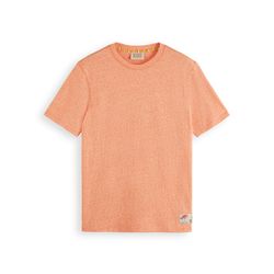 Scotch & Soda T-shirt mélangé - orange (6940)