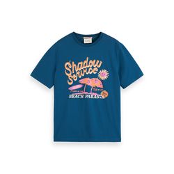 Scotch & Soda T-Shirt mit Artwork  - blau (6938)