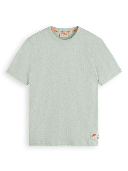 Scotch & Soda T-shirt mélangé - vert (514)