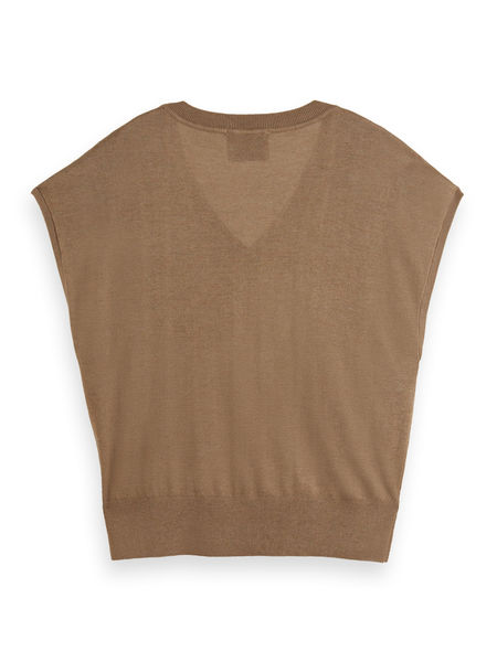 Scotch & Soda Sweater with sequins - brown (7232)