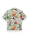Scotch & Soda Shirt with all-over print - green (7206)