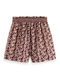 Scotch & Soda Shorts with all-over pattern - purple (7244)