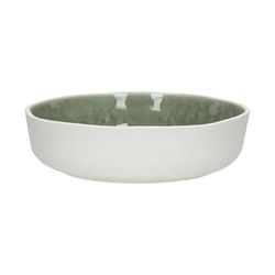 Pomax Plate - Spiro - white/green (CEL)