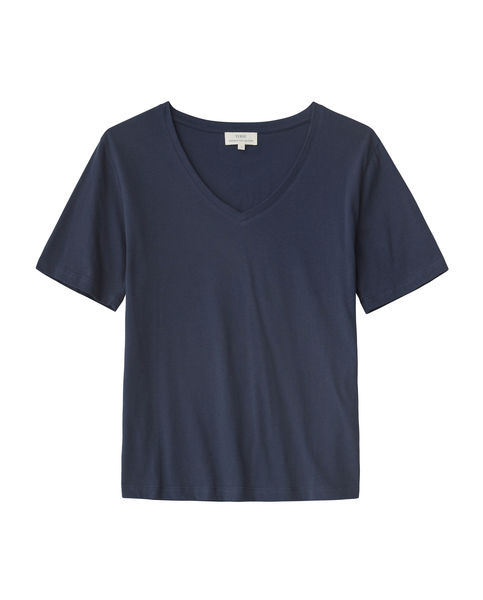 Yerse T-shirt mit Bio-Baumwolle - blau (55)