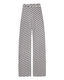 Yerse Striped trousers - white/black (255)