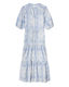 Yerse Kleid mit Allover-Muster - blau (151)