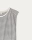 Yerse T-shirt with stripes - white/black (255)