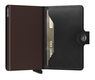 Secrid Mini Wallet Original (65x102x21mm) - black/brown (Black Brown )