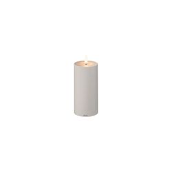 Blomus LED candle L - Nova - gray (Mourning Dove)