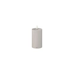Blomus LED M candle - Noca - gray (Mourning Dove)