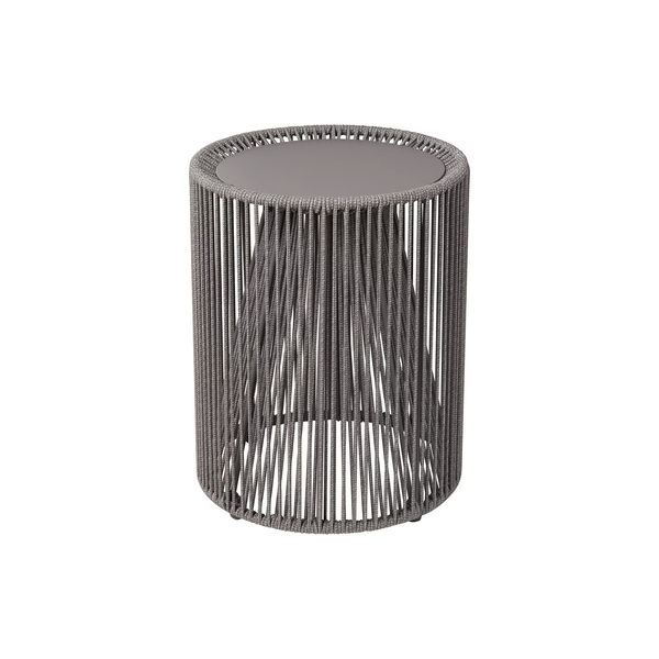Blomus Side table S - Rope - gray (coal)