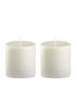 Blomus Recharge bougies L - parfum Neroli - blanc (00)