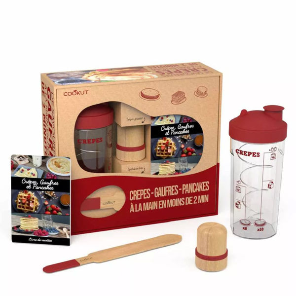 Cookut Pancake and waffle set - red (Rouge)