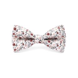 Mr. Célestin Bow tie - Naro  - white/red (Sunset Serenade)
