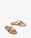 Unisa Sandals with crossed straps - gold (PLATINO)