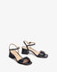 Unisa Sandaletten mit breitem Absatz - schwarz (BLACK)