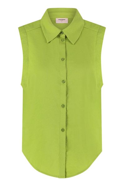 Freebird Sleeveless blouse   - green (Bright green)