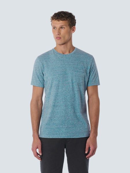 No Excess T-shirt with breast pocket   - green/blue (36)