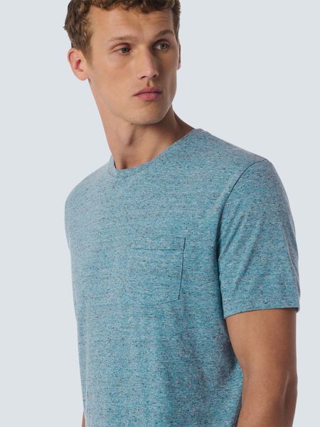 No Excess T-shirt with breast pocket   - green/blue (36)