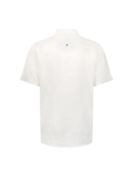 No Excess Short-sleeved linen shirt - white (10)