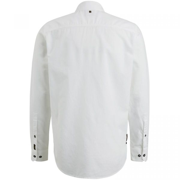 PME Legend Hemd aus Baumwolle-Leinen - weiß (7003)