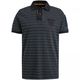PME Legend Polo shirt with striped pattern - blue (5281)