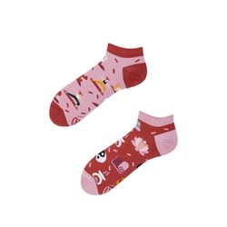 Many Mornings Socks - Namaste - red/pink (00)