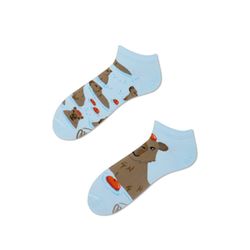 Many Mornings Socken - Capybara - braun/blau (00)