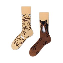 Many Mornings Socks - Wild Horse - brown/beige (00)