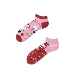 Many Mornings Socken - Miss Guinea Pig - rot/pink (00)