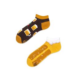Many Mornings Chaussettes CRAFT BEER LOW - jaune/brun (00)