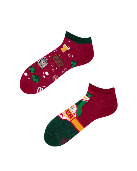 Many Mornings Socks - Many Pale Ale - red/green (00)
