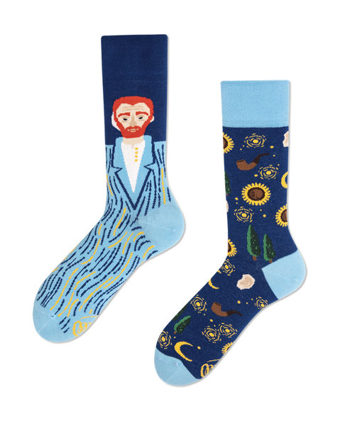 Many Mornings Socks TRUE VINCENT - cyan/blue (00)