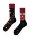 Many Mornings Chaussettes - Perfect Match - noir/rouge (00)