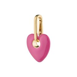 Pilgrim Recycled heart pendant - Charm - gold/pink (GOLD)