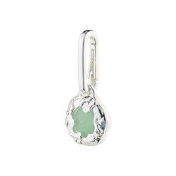Pilgrim Recycled natural pendant - Charm - silver/green (SILVER)