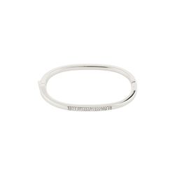 Pilgrim Recycled crystal bangle - Star - silver (SILVER)