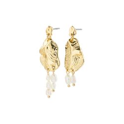 Pilgrim Recycled earrings - Bloom - gold (GOLD)