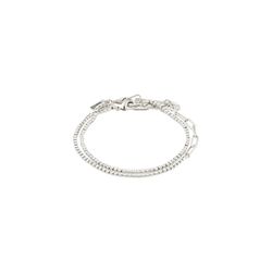 Pilgrim Crystal bracelet - Rowan - silver (SILVER)