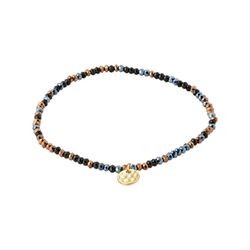 Pilgrim Bracelet - Indie - gold/noir/brun/bleu (GOLD)