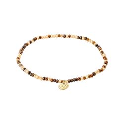 Pilgrim Bracelet - Indie  - brun (GOLD)